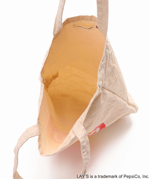 plage（プラージュ）の「Lays logo tote バッグ（トートバッグ・レディース・アイボリー・FREE）」の8枚目の写真