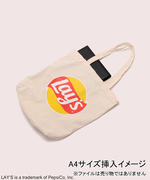plage（プラージュ）の「Lays logo tote バッグ（トートバッグ・レディース・アイボリー・FREE）」の4枚目の写真