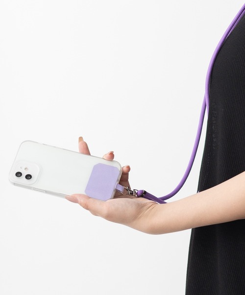 emonique（エモニーク）の「スマホケース用　パラコード モバイルストラップ スマホショルダー マルチ ネックストラップ（スマホグッズ・レディース・ホワイト/ピンク/ブラック/グリーン/パープル/ネイビー/レッド/ブルー/ラベンダー/イエロー・FREE）」の6枚目の写真