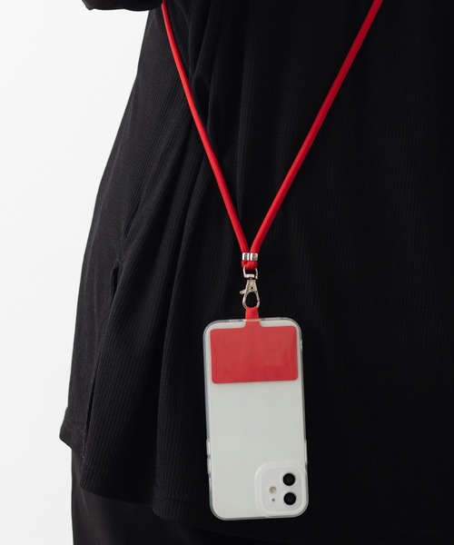 emonique（エモニーク）の「スマホケース用　パラコード モバイルストラップ スマホショルダー マルチ ネックストラップ（スマホグッズ・レディース・ホワイト/ピンク/ブラック/グリーン/パープル/ネイビー/レッド/ブルー/ラベンダー/イエロー・FREE）」の10枚目の写真