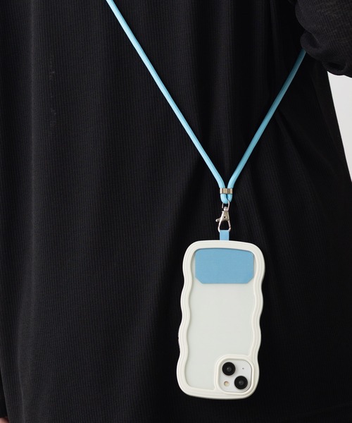 emonique（エモニーク）の「スマホケース用　パラコード モバイルストラップ スマホショルダー マルチ ネックストラップ（スマホグッズ・レディース・ホワイト/ピンク/ブラック/グリーン/パープル/ネイビー/レッド/ブルー/ラベンダー/イエロー・FREE）」の5枚目の写真