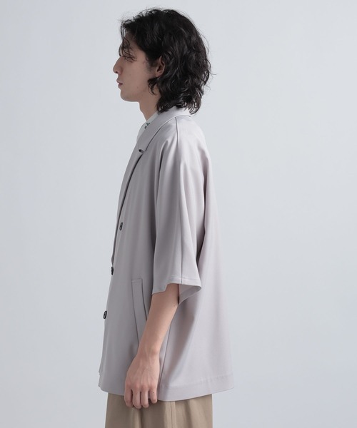 HARE（ハレ）の「【SETUP対応】TRオーバーダブルジャケット(HARE)（テーラードジャケット・メンズ・グレー/ブラック/ブラウン・SMALL/MEDIUM）」の8枚目の写真