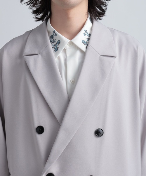 HARE（ハレ）の「【SETUP対応】TRオーバーダブルジャケット(HARE)（テーラードジャケット・メンズ・グレー/ブラック/ブラウン・SMALL/MEDIUM）」の6枚目の写真