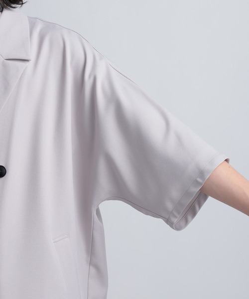 HARE（ハレ）の「【SETUP対応】TRオーバーダブルジャケット(HARE)（テーラードジャケット・メンズ・グレー/ブラック/ブラウン・SMALL/MEDIUM）」の11枚目の写真