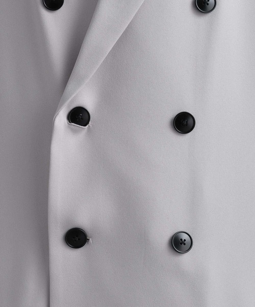 HARE（ハレ）の「【SETUP対応】TRオーバーダブルジャケット(HARE)（テーラードジャケット・メンズ・グレー/ブラック/ブラウン・SMALL/MEDIUM）」の9枚目の写真