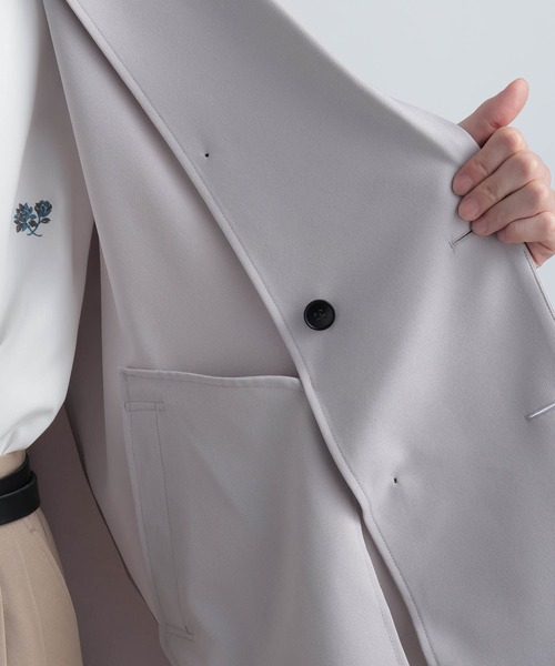 HARE（ハレ）の「【SETUP対応】TRオーバーダブルジャケット(HARE)（テーラードジャケット・メンズ・グレー/ブラック/ブラウン・SMALL/MEDIUM）」の5枚目の写真