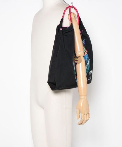 Ball&Chain(ボールアンドチェーン)の「<<WEB限定>>【Ball&Chain】MULGA MICHAEL(エコバッグ/サブバッグ・レディース・ブラック/グレー・FREE)」の6枚目の写真