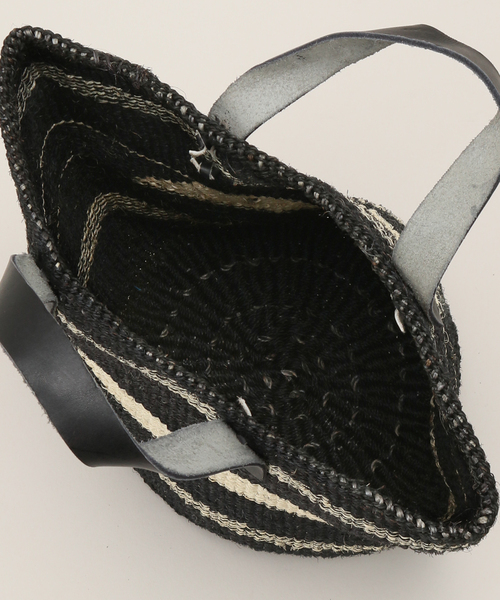 OUTERSUNSET 黒 かごバッグ OUTERSUNSET 【アウターサンセット】 abaca basket bag BROWN