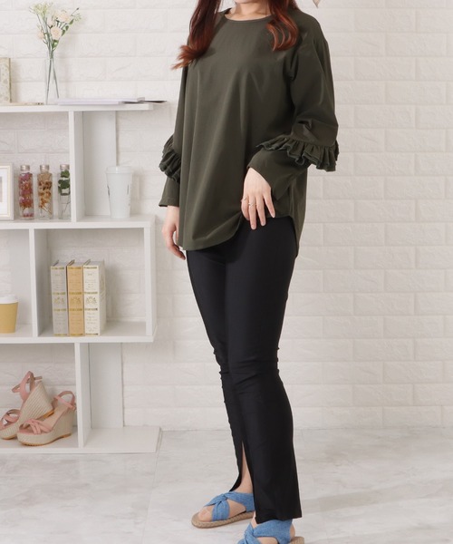 セール】水陸両用フリルオーバーセットアップ（ラッシュガード）｜Lace