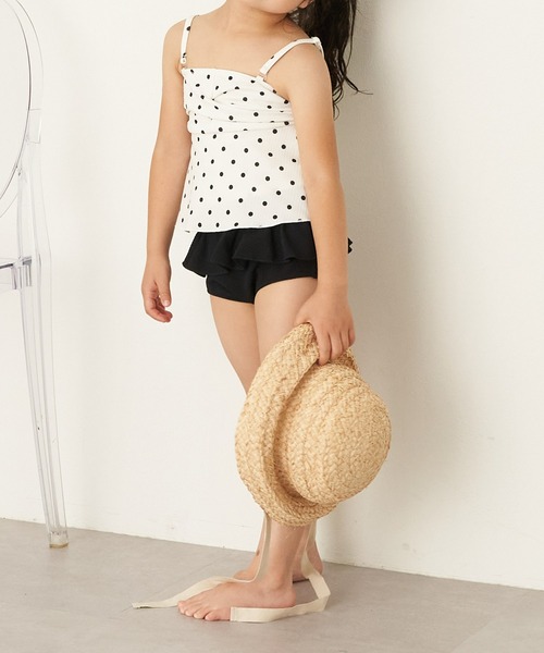 Chico（チコ）の「【WEB限定/水着/ショーツ単品】Kids ウエストシャーリングショーツ（水着・キッズ・ホワイト系その他2/イエロー系その他2/ブラック/ホワイト系その他3・110/130）」の14枚目の写真