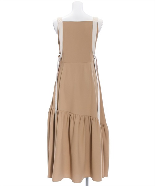 clear（クリア）の「配色ショルダーリボンワンピース （ワンピース・レディース・アイボリー/ブルー/ベージュ・F）」の11枚目の写真