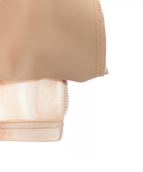 clear（クリア）の「配色ショルダーリボンワンピース （ワンピース・レディース・アイボリー/ブルー/ベージュ・F）」の8枚目の写真