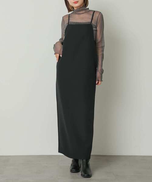 SENSE OF PLACE by URBAN RESEARCH（センスオブプレイスバイアーバンリサーチ）の「ラメシアーハイネックトップ（Tシャツ/カットソー・レディース・ライトベージュ/チャコールグレー/グリーン・ONE）」の20枚目の写真