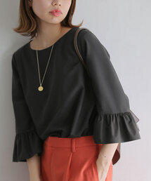 La TOTALITE | ラッフルスリーブブラウス(シャツ/ブラウス)