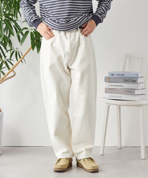 SHIPS any（シップス エニィ）の「【SHIPS any別注】BROOKLYN OVERALLS : レギュラーフィット デニムパンツ◇（デニムパンツ・メンズ・オフホワイト/ネイビー/ブラック・LARGE/X-SMALL/MEDIUM/SMALL）」の15枚目の写真