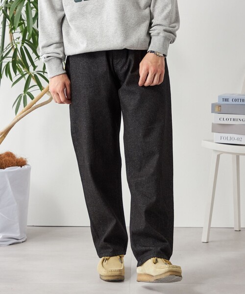 SHIPS any（シップス エニィ）の「【SHIPS any別注】BROOKLYN OVERALLS : レギュラーフィット デニムパンツ◇（デニムパンツ・メンズ・オフホワイト/ネイビー/ブラック・LARGE/X-SMALL/MEDIUM/SMALL）」の8枚目の写真