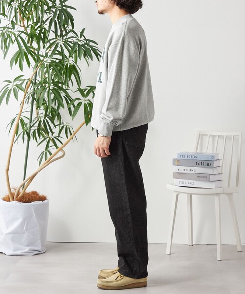 SHIPS any（シップス エニィ）の「【SHIPS any別注】BROOKLYN OVERALLS : レギュラーフィット デニムパンツ◇（デニムパンツ・メンズ・オフホワイト/ネイビー/ブラック・LARGE/X-SMALL/MEDIUM/SMALL）」の5枚目の写真