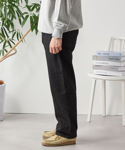 SHIPS any（シップス エニィ）の「【SHIPS any別注】BROOKLYN OVERALLS : レギュラーフィット デニムパンツ◇（デニムパンツ・メンズ・オフホワイト/ネイビー/ブラック・LARGE/X-SMALL/MEDIUM/SMALL）」の21枚目の写真