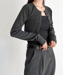 CANAL JEAN | diggity(ディギティ) リブニットショートカーディガン(カーディガン/ボレロ)