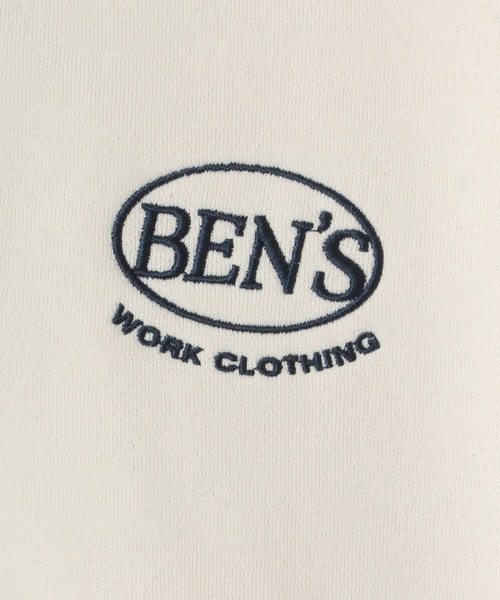 【セール】BEN DAVIS/ベンデイビス LINE HALF ZIP/オーバーサイズ 裏起毛 ロゴ ワンポイント刺繍 ハーフジップ スウェット トレーナー/ラインジャージ（スウェット）｜BEN DAVIS（ベンデイビス）