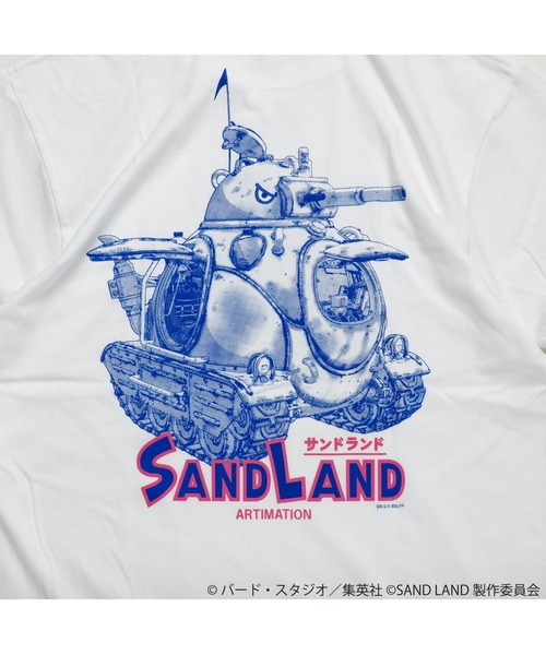 ARTIMATION(アーティメーション)の「<SAND LAND×ARTIMATION>TANK 104 S/S TEE(Tシャツ/カットソー・メンズ・ホワイト/サンドベージュ・MEDIUM/LARGE/X-LARGE)」の4枚目の写真