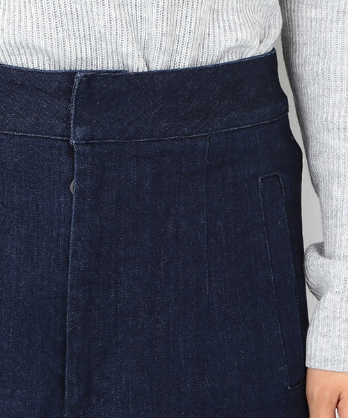 Ray BEAMS（レイビームス）の「■Ray BEAMS / ワイド ダブルカフス デニムパンツ（デニムパンツ・レディース・インディゴブルー・0/1）」の7枚目の写真