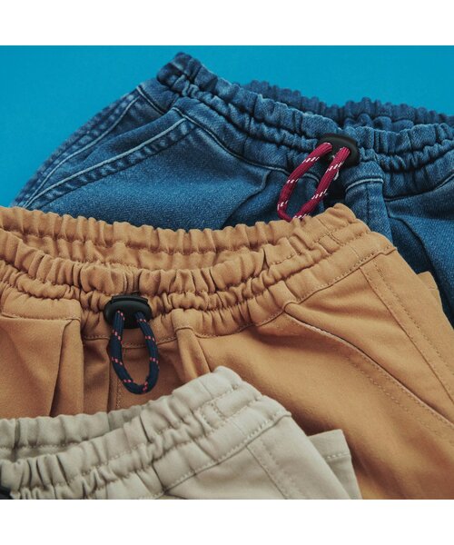 BREEZE（ブリーズ）の「【90～150サイズ】やわらかすぽ軽ウエストコードパンツ（その他パンツ・キッズ・ピンク/ネイビー/ベージュ/イエロー/ブルー・150/140/110/100/120/90/130）」の8枚目の写真