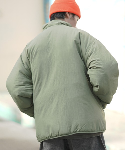 improves（インプローブス）の「【UAU】エコダウン ハーフジップパフジャケット（ダウンジャケット/コート・メンズ・ホワイト/カーキ/ブラック・LARGE/MEDIUM）」の15枚目の写真