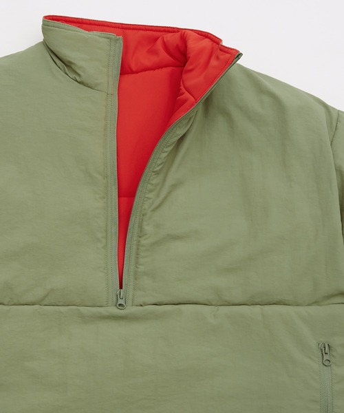 improves（インプローブス）の「【UAU】エコダウン ハーフジップパフジャケット（ダウンジャケット/コート・メンズ・ホワイト/カーキ/ブラック・LARGE/MEDIUM）」の20枚目の写真