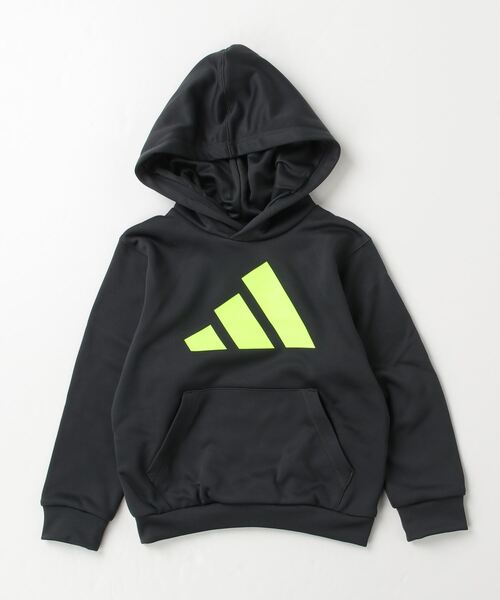 adidas(アディダス)の「アディダス adidas トレイン エッセンシャルズ AEROREADY ウォーム ロゴ ルーズフィット プルオーバーパーカー(パーカー・キッズ・グレー/ブルー/ブラック・140cm/120cm/110cm/130cm/160cm/150cm)」の3枚目の写真