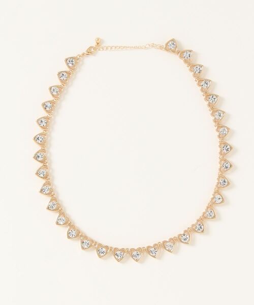 FOREVER 21（フォーエバー トゥエンティーワン）の「ミニハートネックレス（ネックレス・レディース・ゴールド・FREE）」の4枚目の写真