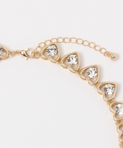 FOREVER 21（フォーエバー トゥエンティーワン）の「ミニハートネックレス（ネックレス・レディース・ゴールド・FREE）」の3枚目の写真