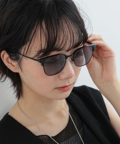 Ray BEAMS（レイビームス）の「noeyedia / サングラス "NE448"（サングラス・レディース・ブラック・ONE SIZE）」の5枚目の写真