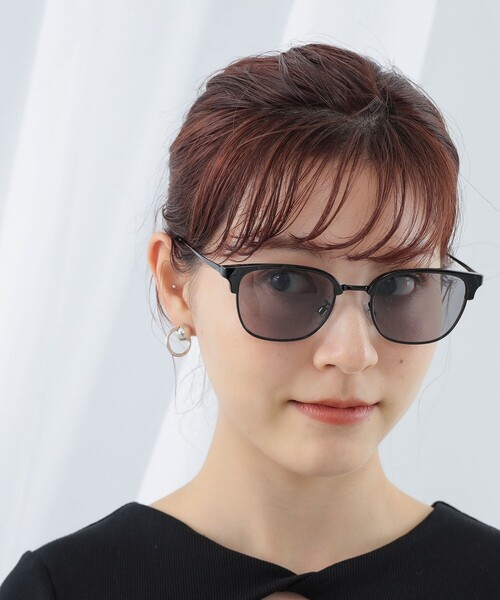 Ray BEAMS（レイビームス）の「noeyedia / サングラス "NE448"（サングラス・レディース・ブラック・ONE SIZE）」の6枚目の写真