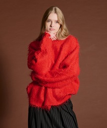 WETTEMPT（ウィテンプト）の「WOOL MIXED PERM SHAGGY KNIT /ウールミックスパーマシャギーニット（ニット/セーター）」