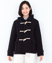 BEAMS BOY | 【期間限定10%OFF】BEAMS BOY / ヘリンボンウール ダッフルコート■▼(ダッフルコート)