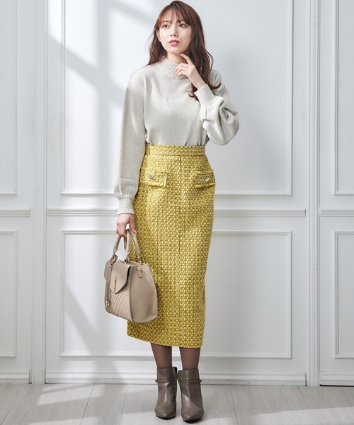 【セール】プチハイネックモールヤーンニットプルオーバー（ニット/セーター）｜12Twelve Agenda（トゥエルブ アジェンダ）