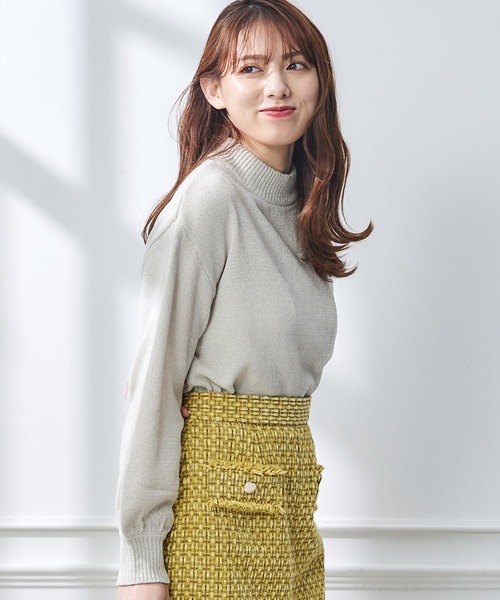 【セール】プチハイネックモールヤーンニットプルオーバー（ニット/セーター）｜12Twelve Agenda（トゥエルブ アジェンダ）