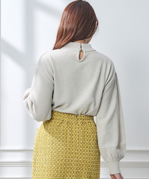 【セール】プチハイネックモールヤーンニットプルオーバー（ニット/セーター）｜12Twelve Agenda（トゥエルブ アジェンダ）