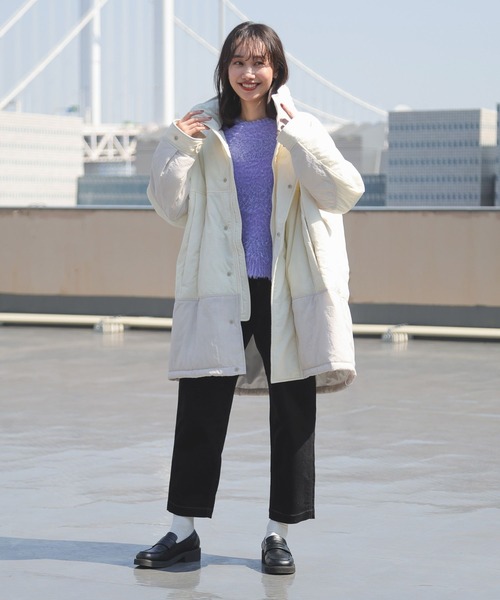 niko and...（ニコアンド）の「ストレッチカルゼテーパードパンツ（その他パンツ・レディース・オフホワイト/カーキ/ブルー/ブラック・MEDIUM/LARGE）」の7枚目の写真