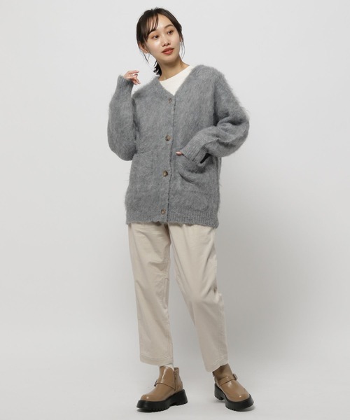 niko and...（ニコアンド）の「ストレッチカルゼテーパードパンツ（その他パンツ・レディース・オフホワイト/カーキ/ブルー/ブラック・MEDIUM/LARGE）」の14枚目の写真