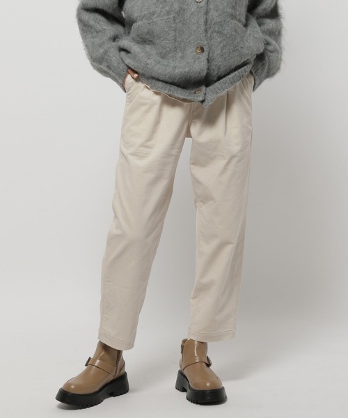 niko and...（ニコアンド）の「ストレッチカルゼテーパードパンツ（その他パンツ・レディース・オフホワイト/カーキ/ブルー/ブラック・MEDIUM/LARGE）」の16枚目の写真