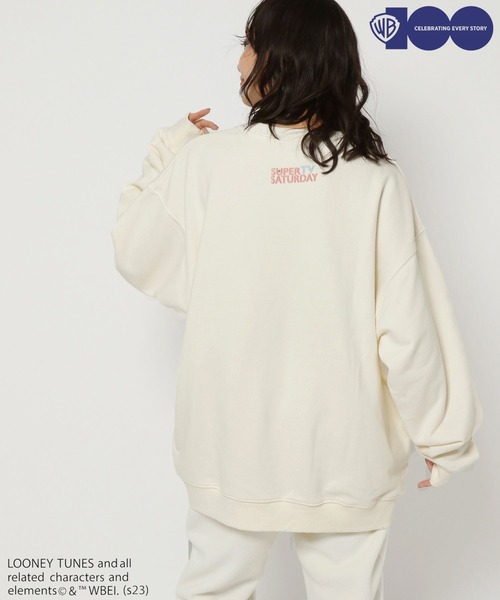 niko and...（ニコアンド）の「【ワーナー・ブラザース】コラボアソートプリントプルオーバー（スウェット・メンズ・ライトグレー/ピンク/グリーン/マスタード/チャコール/オフホワイト・MEDIUM/LARGE）」の16枚目の写真