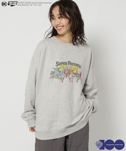 niko and...（ニコアンド）の「【ワーナー・ブラザース】コラボアソートプリントプルオーバー（スウェット・メンズ・ライトグレー/ピンク/グリーン/マスタード/チャコール/オフホワイト・MEDIUM/LARGE）」の19枚目の写真