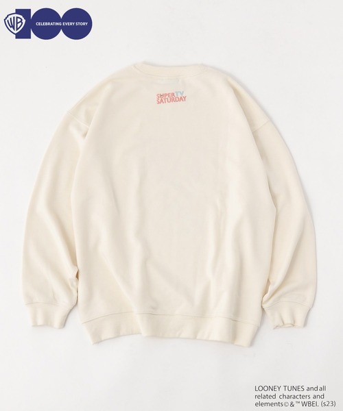 niko and...（ニコアンド）の「【ワーナー・ブラザース】コラボアソートプリントプルオーバー（スウェット・メンズ・ライトグレー/ピンク/グリーン/マスタード/チャコール/オフホワイト・MEDIUM/LARGE）」の7枚目の写真