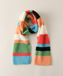 B.C STOCK | ニットマルチボーダーマフラー(マフラー)