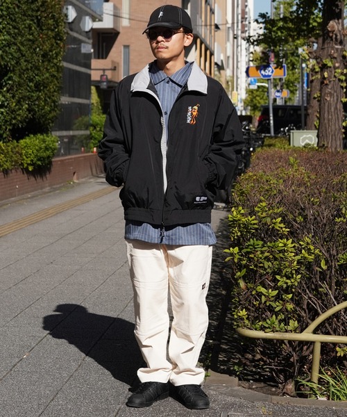 SANTA CRUZ(サンタクルーズ)の「【ムラサキスポーツ限定】SANTACRUZ/サンタクルーズ 長袖シャツ ワークシャツ ストライプ柄 502241202(シャツ/ブラウス・メンズ・ライトベージュ/グレイッシュブルー・L/XL/M)」の18枚目の写真