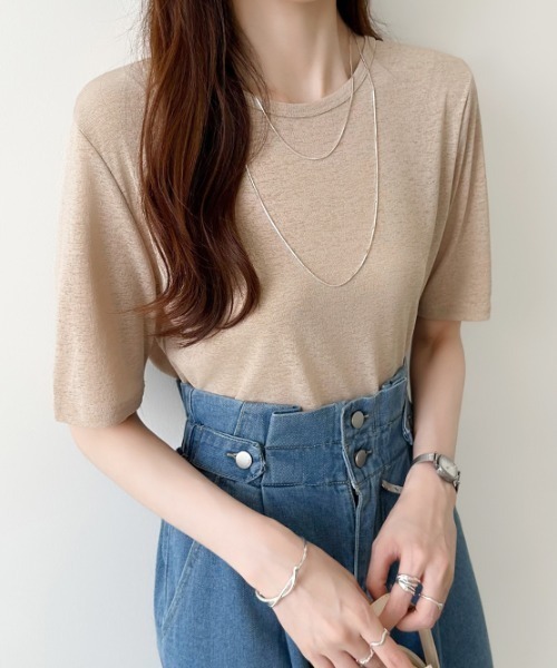 COCOMOMO(ココモモ)の「ロングシーズン使える スラブシアートップス カットソー 長袖 シアートップス シアーロンT レイヤードトップス シアーインナー スラブ シアー トップス UV対策 春服 夏服 秋服(Tシャツ/カットソー・レディース・ホワイト/ピンク/ライトグレー/ホワイト系その他/ミント/ブルー系その他/スカイブルー/オリーブ/ブラック/ピンク系その他/グレー系その他/ブラック系その他/ダークグレー/オレンジ系その他/チェリーピンク/ブラウン系その他/ブラウン系/ライトブルー/ベージュ系その他/ライトグレー系/ピンク系/パープル系その他/シルバーグレー/ブラウン/ブルー系/ベージュ/パープル/モカ/オレンジ・L/M/S)」の16枚目の写真