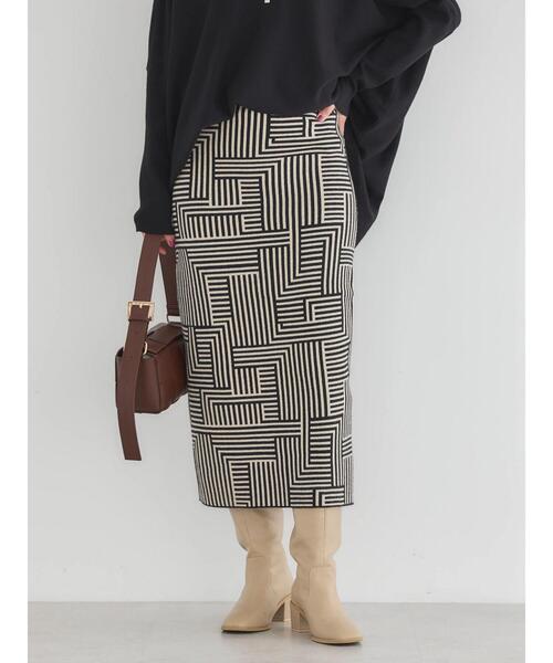 AMERICAN HOLIC（アメリカンホリック）の「バイパチジャガードニットタイトスカート（スカート・レディース・B/A・M/S/L）」の14枚目の写真