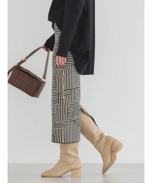 AMERICAN HOLIC（アメリカンホリック）の「バイパチジャガードニットタイトスカート（スカート・レディース・B/A・M/S/L）」の3枚目の写真